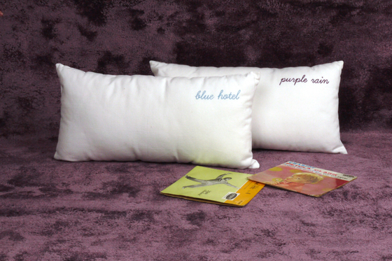 Sing a song cushion Blue Hotel | Duvets | Chiccham