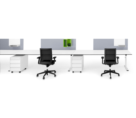 LO Choice Sitting/Standing Work Table “close” | Mesas contract | Lista Office LO