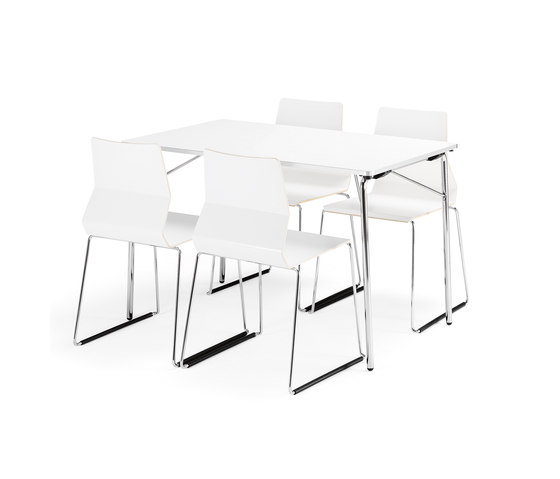 Cobra lightweight folding table, foldable and stackable | Tables collectivités | Materia