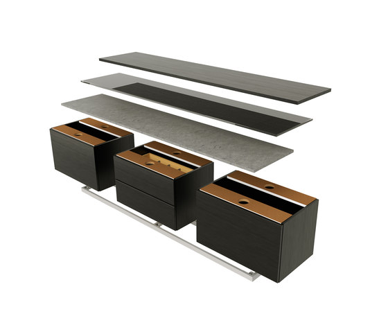 Brand desk modesty wood | Bureaux | M2L
