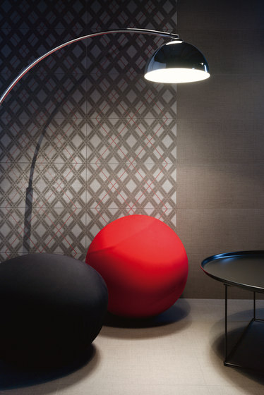 Makò | Decoro wallpaper grey | Ceramic tiles | Lea Ceramiche