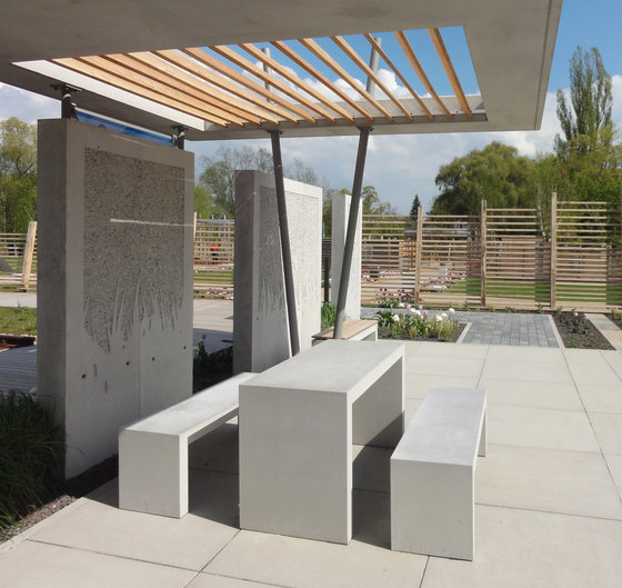 Messina Concrete bench | Benches | OGGI Beton