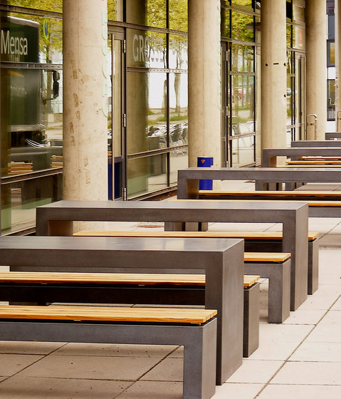 Massa Concrete bench | Benches | OGGI Beton