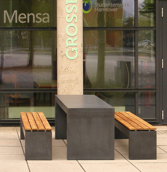 Messina Concrete bench | Bancos | OGGI Beton