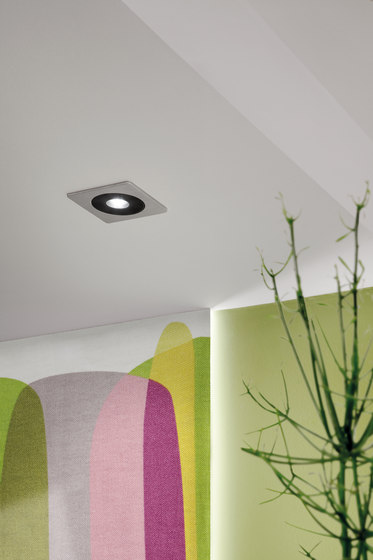 AQ 78-LED - Flat and Powerful Recessed LED Luminaire | Lampade soffitto incasso | Hera