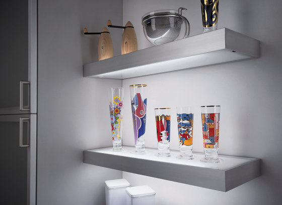 GS2 - Glass Shelf Luminaire with Switch | Scaffali | Hera