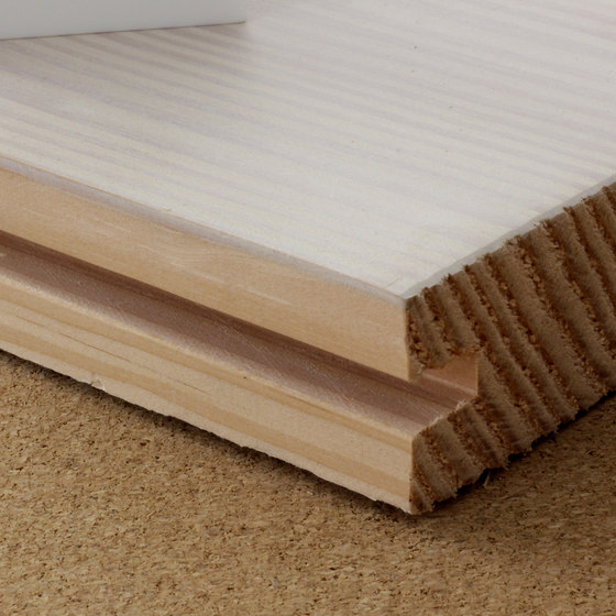 Wide-board Douglas fir flooring, lye and white soap finish | Holz | selected by Materials Council