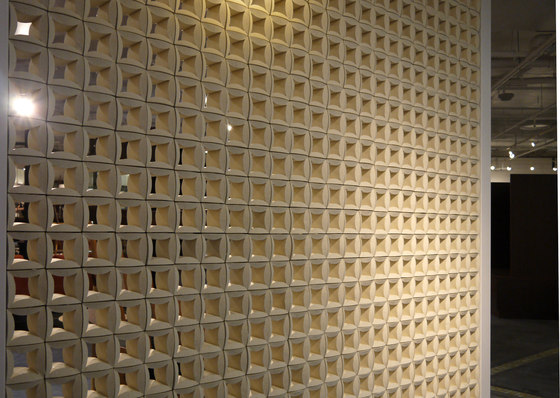 Porous block 100 in-situ | Wall partition systems | Kenzan