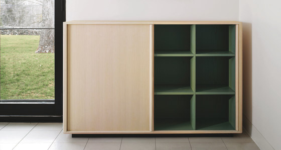 Tambour Wall Hung Credenza | Armoires | BassamFellows