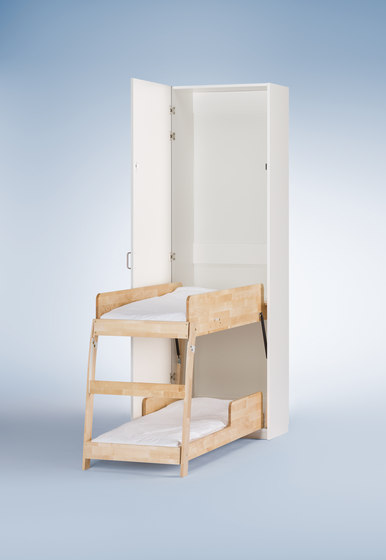 Foldable and storable bunk bed VK500UT | Lits enfant | Woodi
