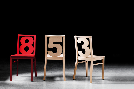 Numbers chair | Stühle | Billiani