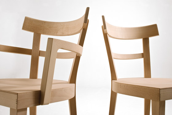 Cafè chair with armrests | Sillas | Billiani