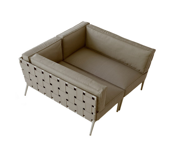 Conic 2-seater sofa right module | Sofas | Cane-line