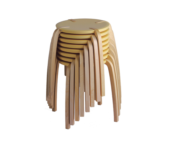Discus stool | Hocker | Plycollection
