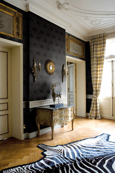 Classico 209012 Leda Sapphire | Tissus de décoration | Calcutta Interiours