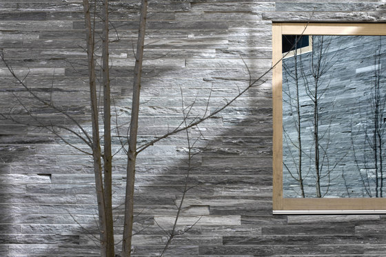 Valser Quarzit Steinparkett in 6-8 cm Breite, samtiert® | Natural stone panels | Metten