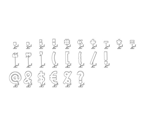 Typographia Lamp | Standleuchten | TABISSO