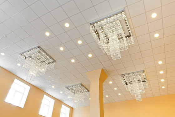 Tile LED D95 | Suspended lights | Fabbian