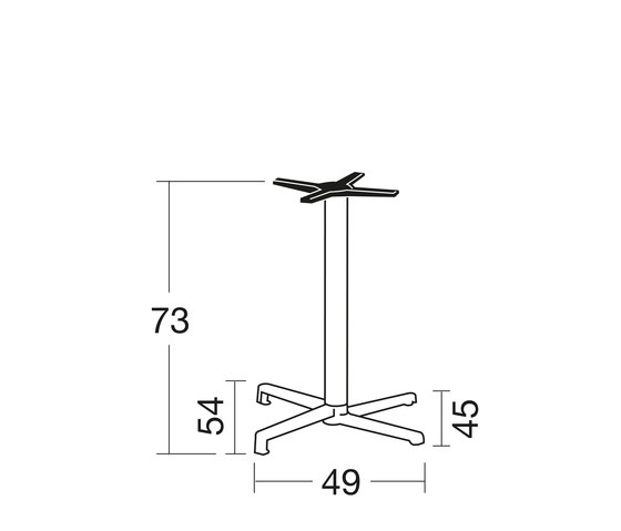 Maxi Domino | Tables de bistrot | SCAB Design