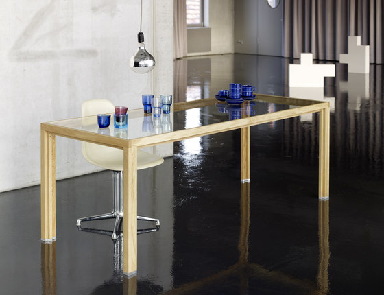Dining table solid wood larch | Mesas comedor | Alvari