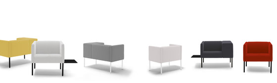 Brix with sidetable | Sillones | viccarbe