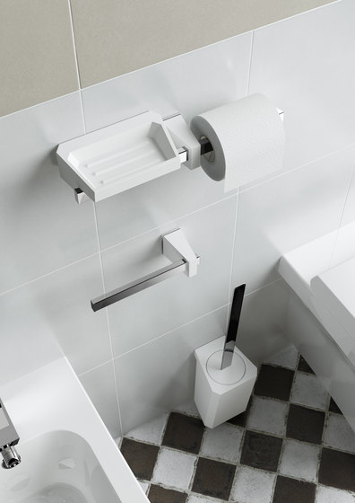 S4 toilet roll holder right/left | Portarollos | SONIA