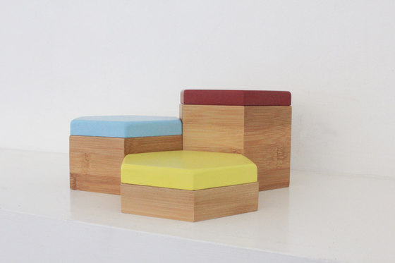 Hex Box Tall Colour | Behälter / Boxen | Evie Group