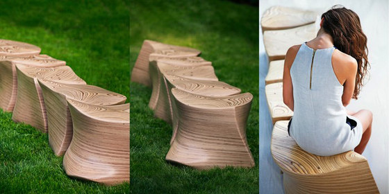 L5 Spine Bench | Benches | Marie Khouri Design