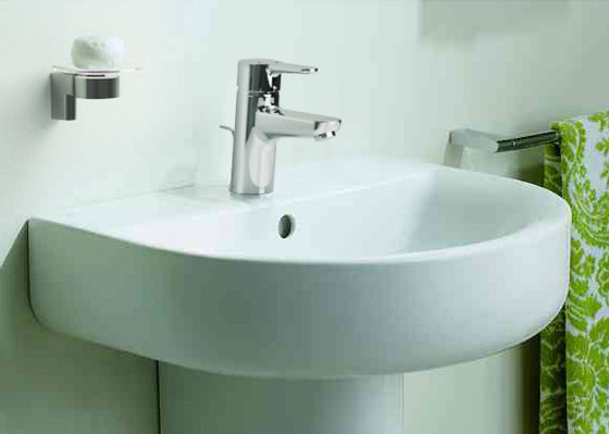 Connect Blue Waschtischarmatur mit hohem Auslauf ohne Ablaufgarnitur | Wash basin taps | Ideal Standard