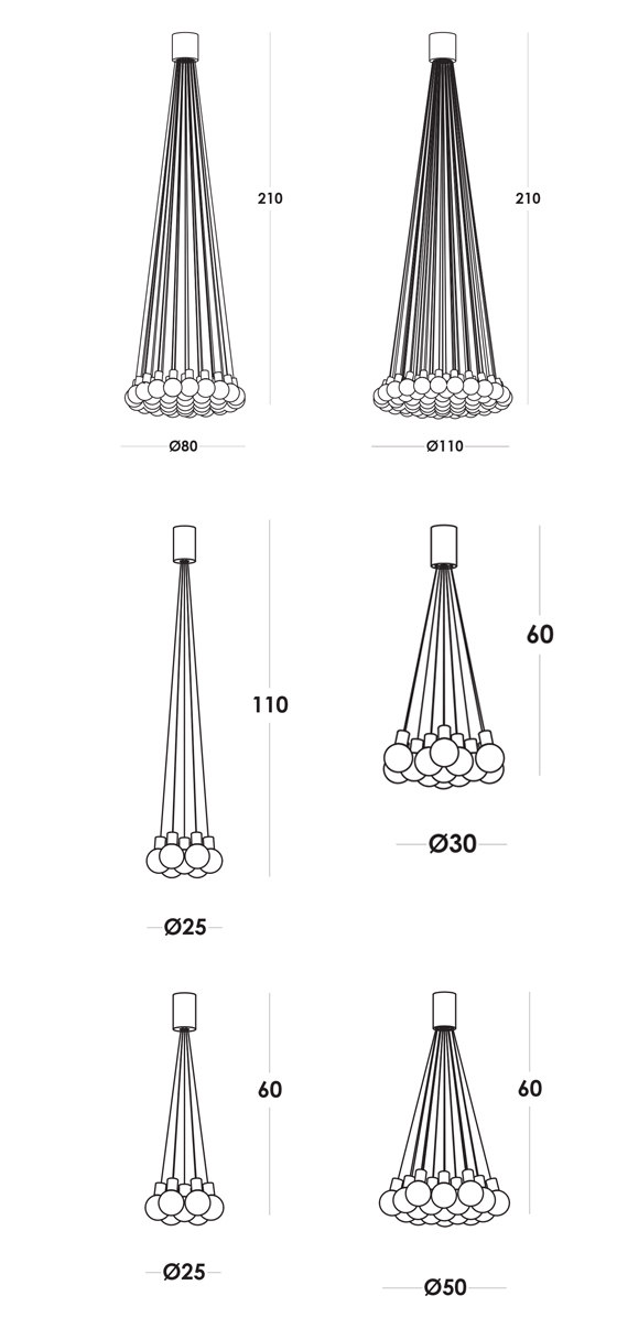 E19 suspension | Lámparas de suspensión | Vesoi