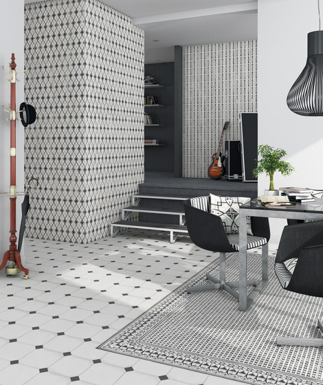 Vodevil | Flore gris | Ceramic tiles | VIVES Cerámica