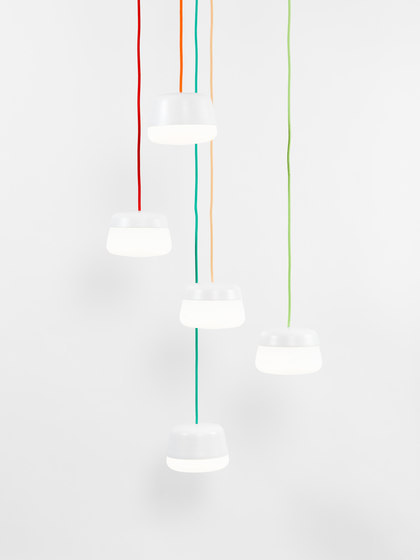 Kivi Mini Pendant High shade | Lampade sospensione | Blond Belysning