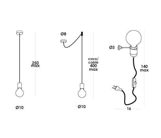 Idea barra suspension | Suspended lights | Vesoi