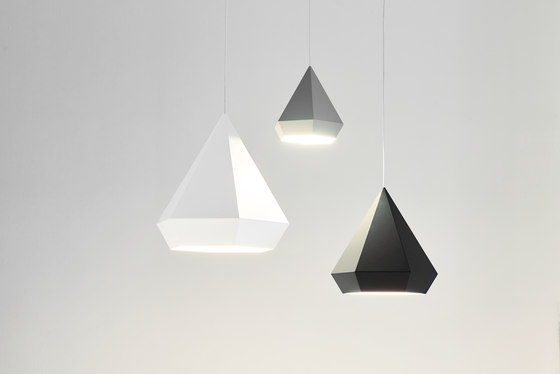 Diamond - quartz grey | Suspended lights | NEO/CRAFT