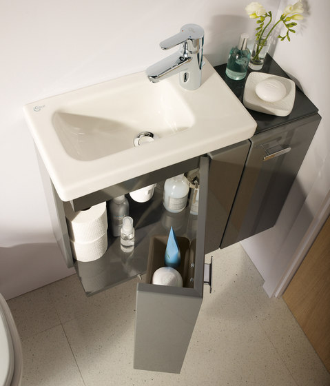 Connect Space Waschtisch-Unterschrank 450mm für Handwaschbecken (Ablage rechts) | Mobili lavabo | Ideal Standard