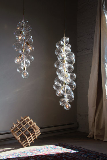 Tall Bubble Chandelier | Suspended lights | PELLE