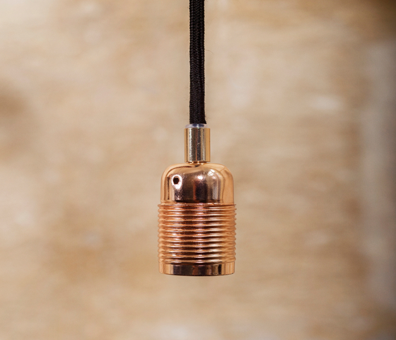 E27 pendant Steel / White Cable | Lámparas de suspensión | Frama