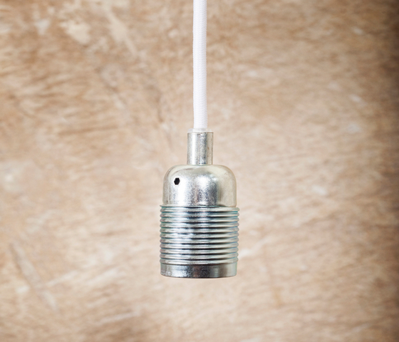 E27 pendant Matt White / White Cable | Suspended lights | Frama