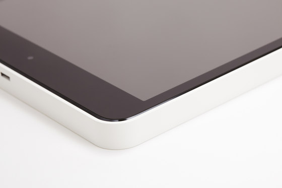 Eve wall mount for iPad - brushed black | Dock smartphone / tablet | Basalte