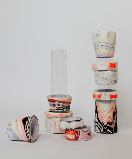 Processed Paper | Modular Paper Vessel small | Vases | Utopia and Utility