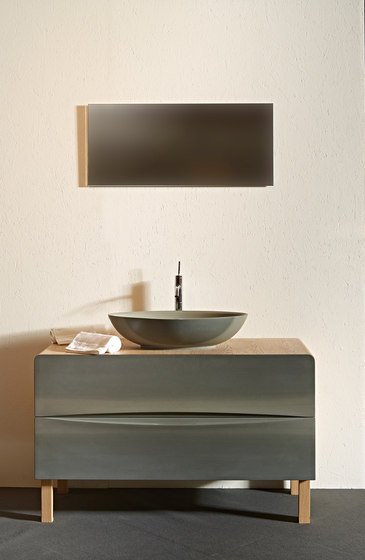 Flow vanity cabinet | Vanity units | Zaninelli