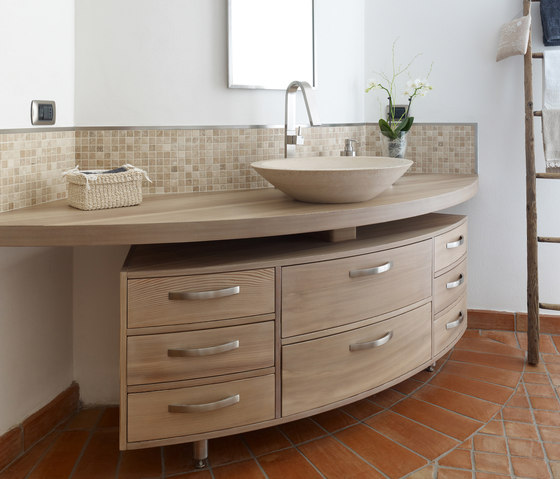 Rondò vanity cabinet | Armarios lavabo | Zaninelli