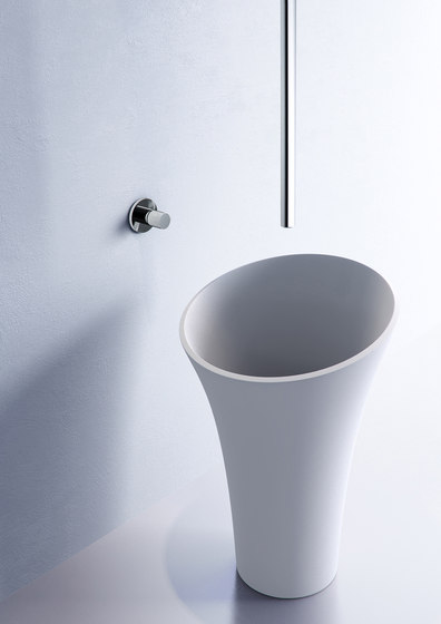 Nomos Go F4181 | Mitigeur lavabo encastré avec bec au plafond | Robinetterie pour lavabo | Fima Carlo Frattini