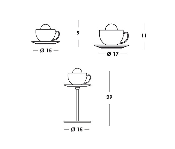 Cappuccino tavolo | Lampade tavolo | Vesoi