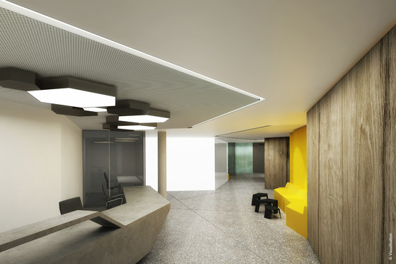 HEX-O ceiling | Soffitti fonoassorbenti | XAL