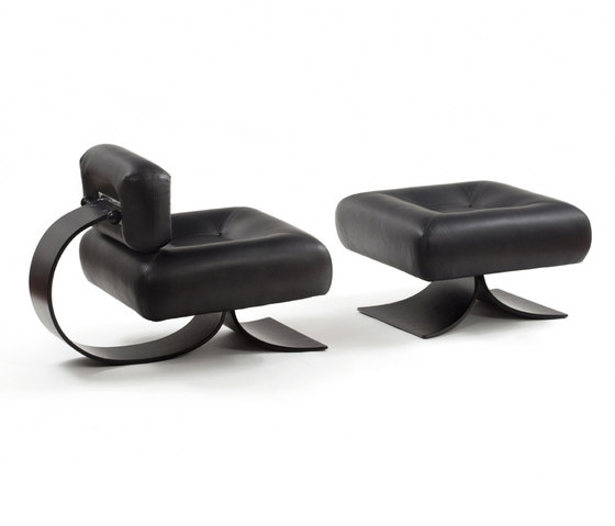 Alta Lounge Chair with Ottoman | Poltrone | Espasso