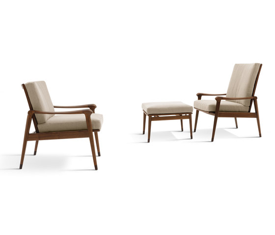 Denny Armchairs with Footrest | Sillones | Giorgetti