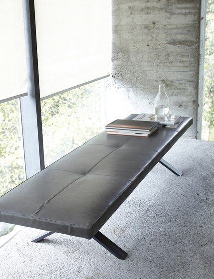 Lax | Upholstered Bench with Backrest | Panche | more