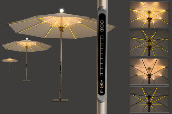 NI Parasol 350 Sunbrella | Ombrelloni | FOXCAT Design Limited