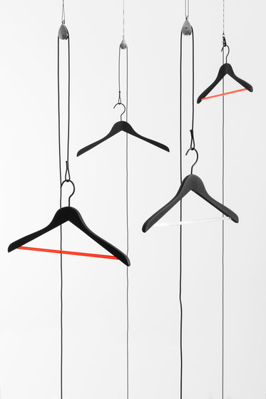 Soft hanger with acrylic bar | Coat hangers | nomess copenhagen
